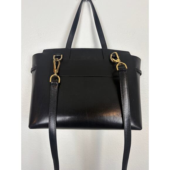 Mansur Gavriel Lady Bag Hard Leather Medium Size Tote Crossbody Style - Picture 4 of 13